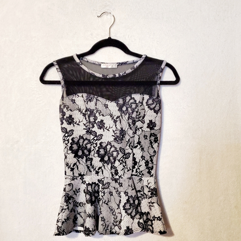 Agaci Peplum Top. Size Small.